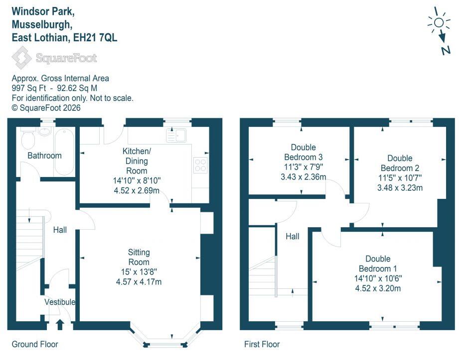 38 Windsor Park, Musselburgh, East Lothian, EH21 7QL floorplan