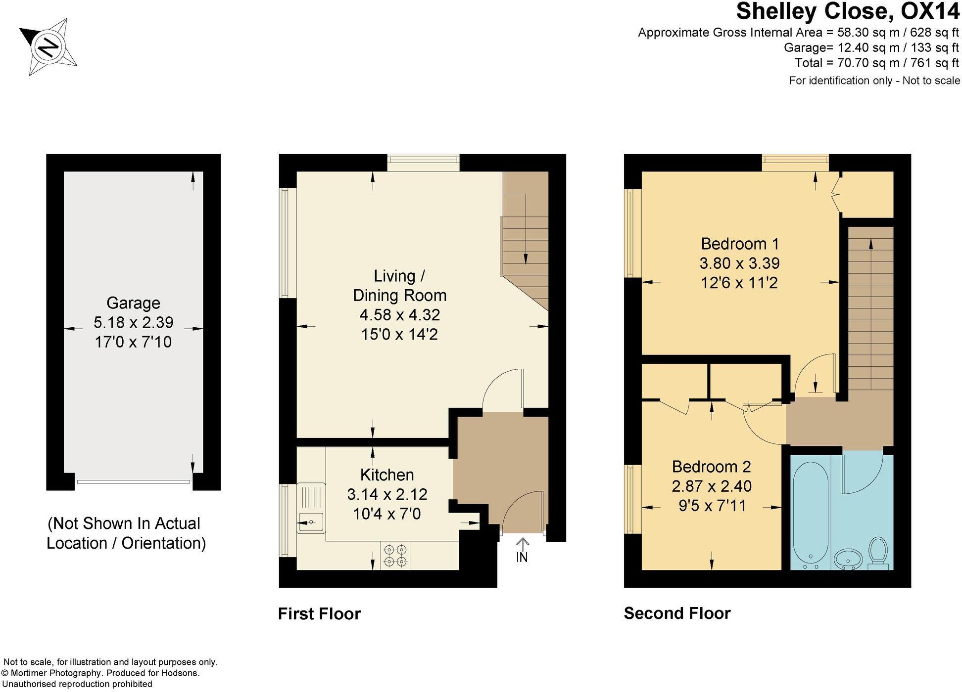 Shelley Close, Abingdon, OX14 floorplan