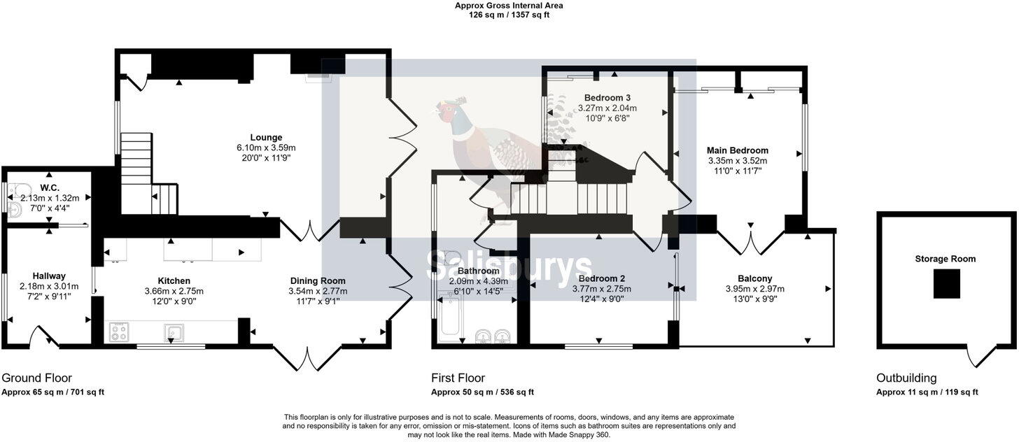 Highertown, Horrabridge, PL20 floorplan