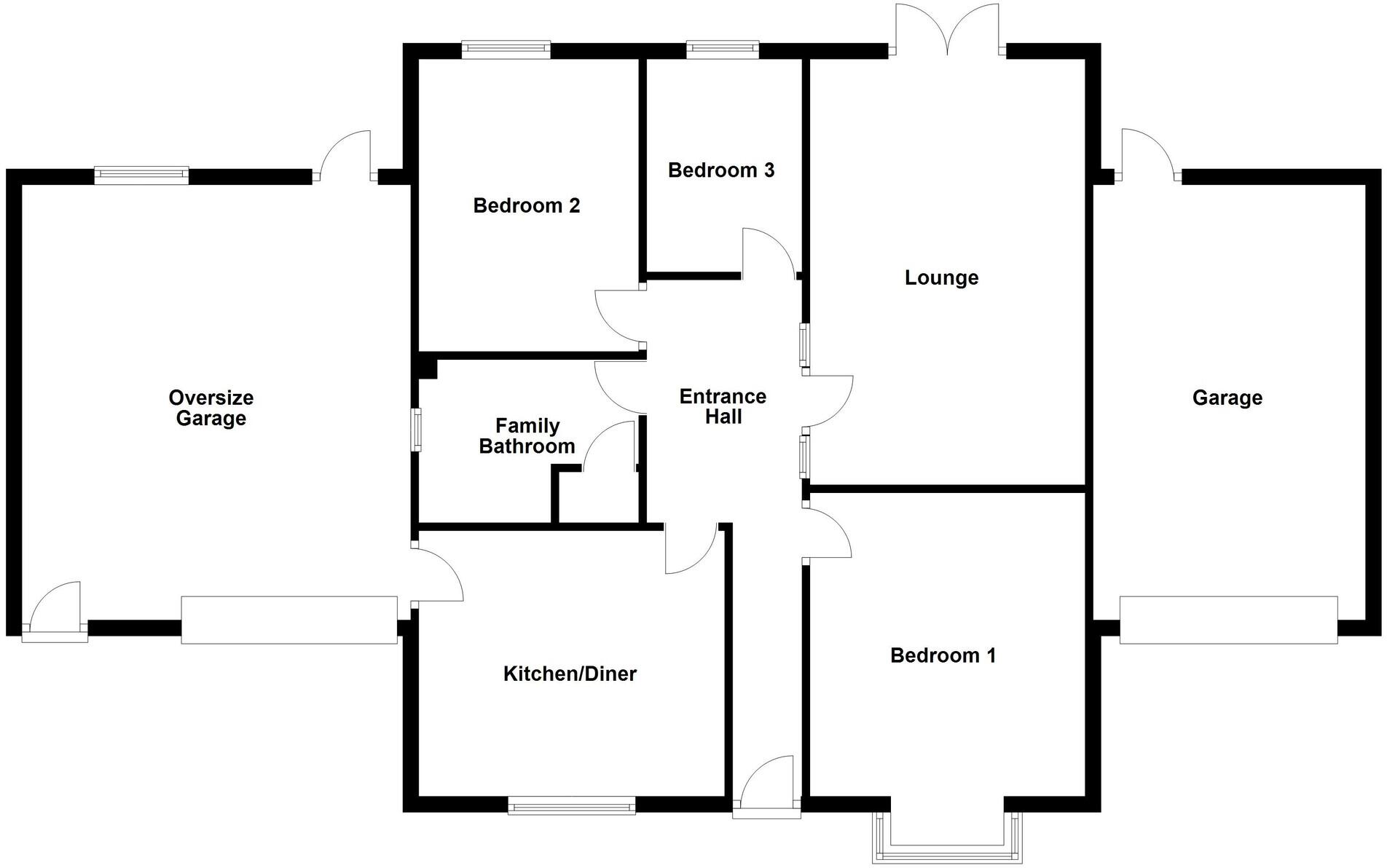 Diana Close , Whittlesey, Cambs floorplan