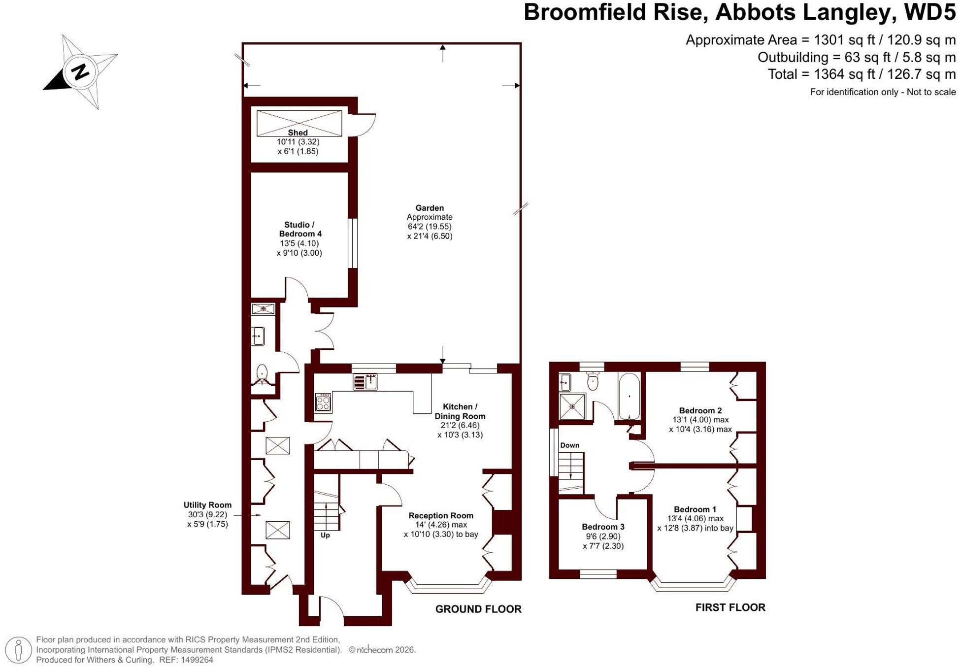 Broomfield Rise, Abbots Langley, WD5 floorplan