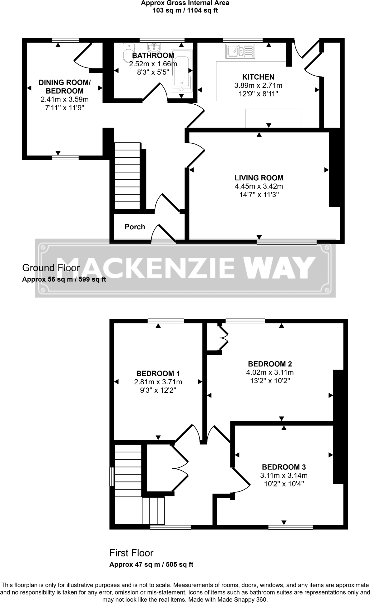 Corrie Crescent, Saltcoats, Ayrshire, KA21 floorplan