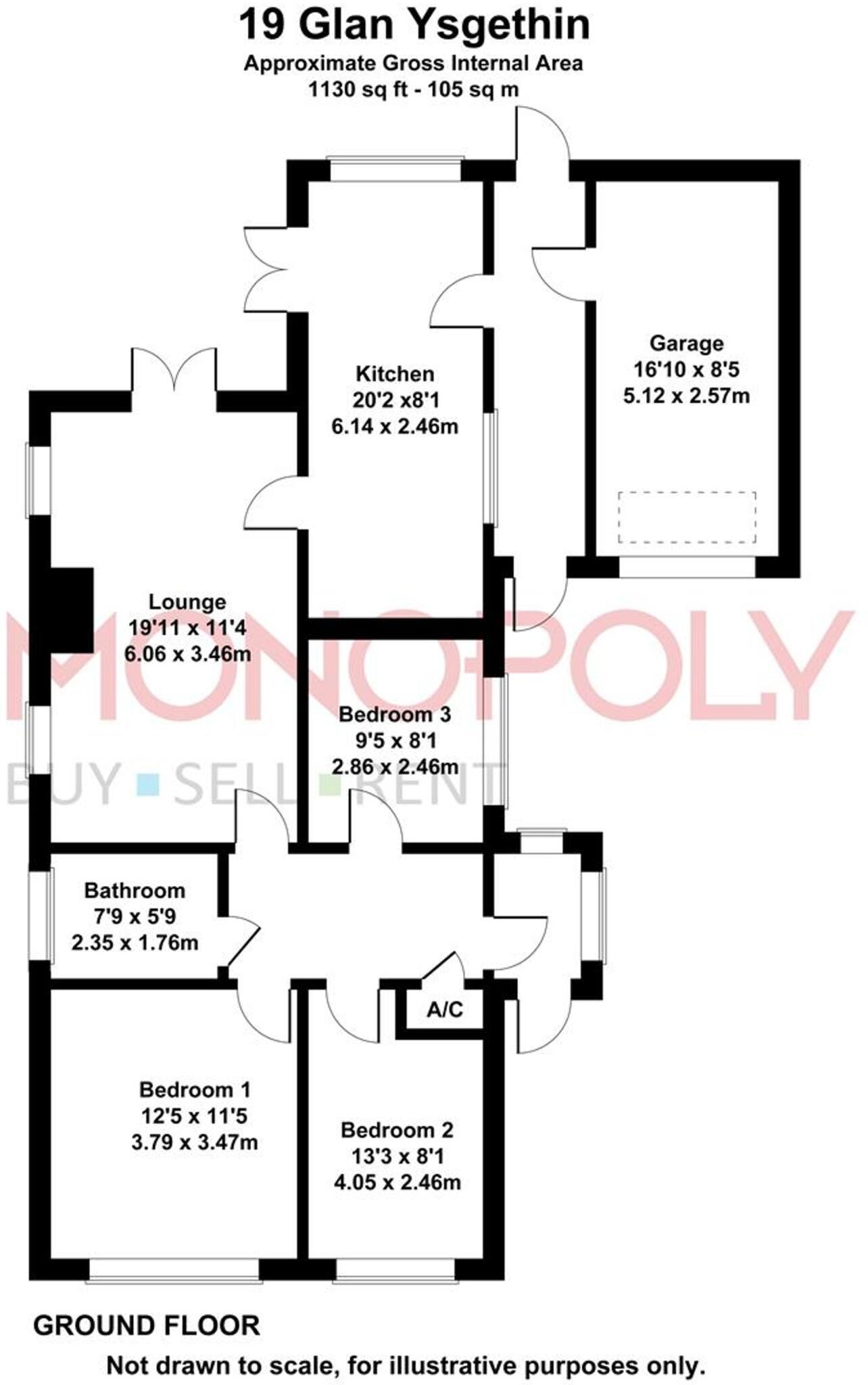 19, Glan Ysgethin, Talybont, LL43 floorplan