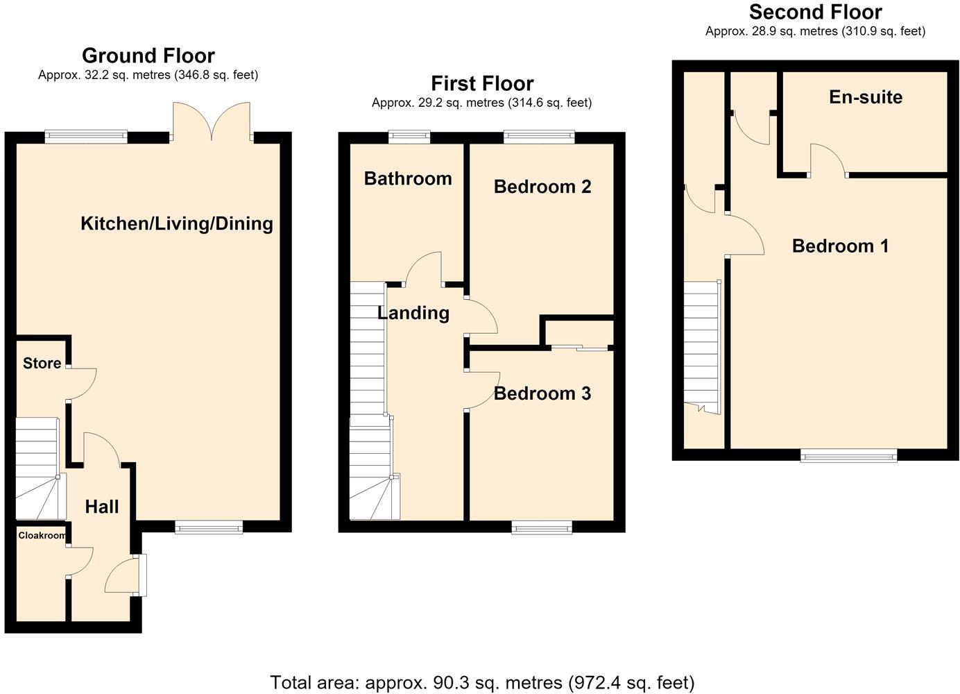 Shambles Close, Walcote, Lutterworth floorplan