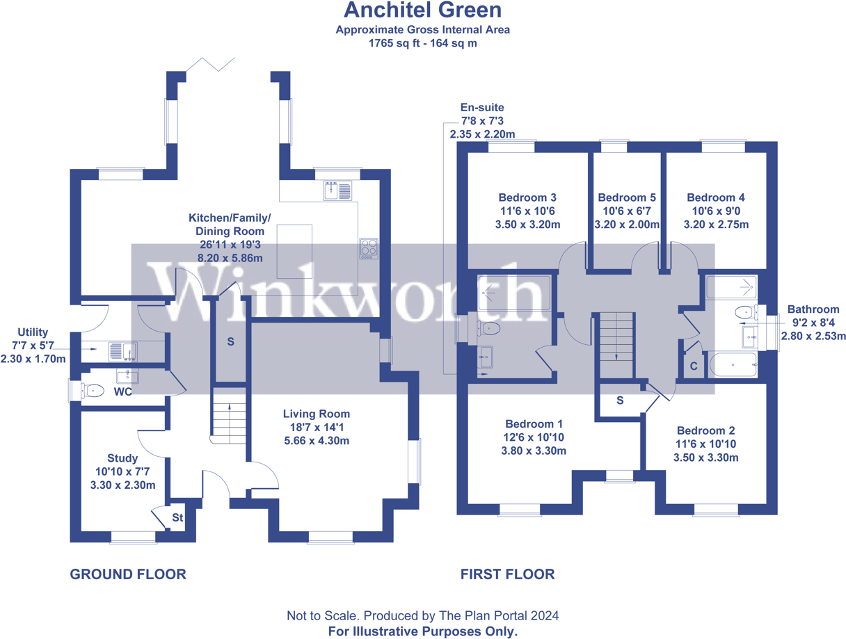 Anchitel Green, Bishops Tachbrook, Leamington Spa, Warwickshire, CV33 floorplan