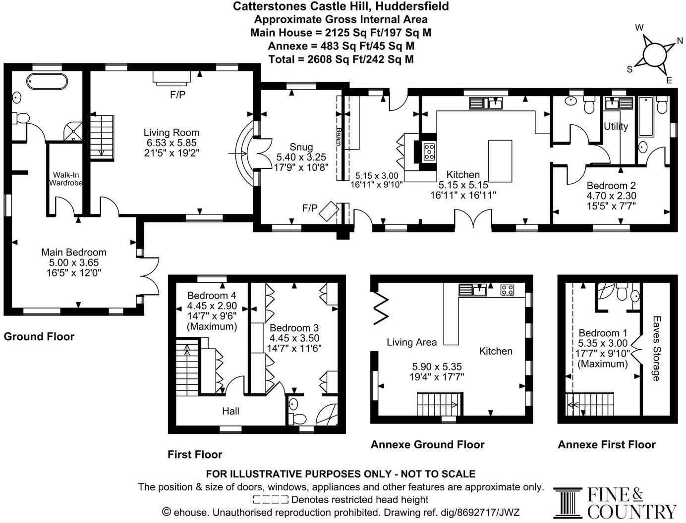 Catterstones Edge, Castle Hill, HD4 floorplan