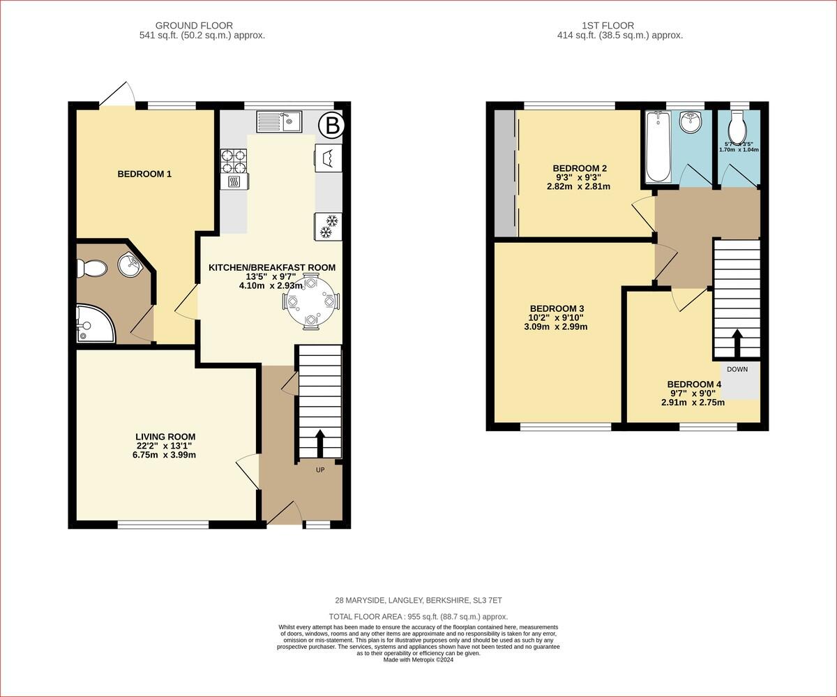 Maryside, Slough, SL3 7ET floorplan