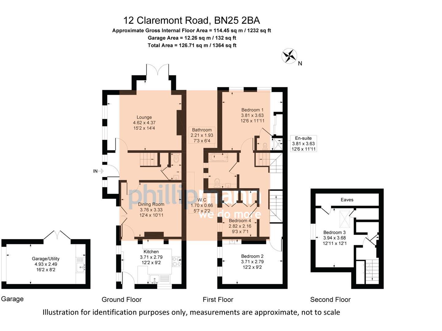 Claremont Road, Seaford floorplan