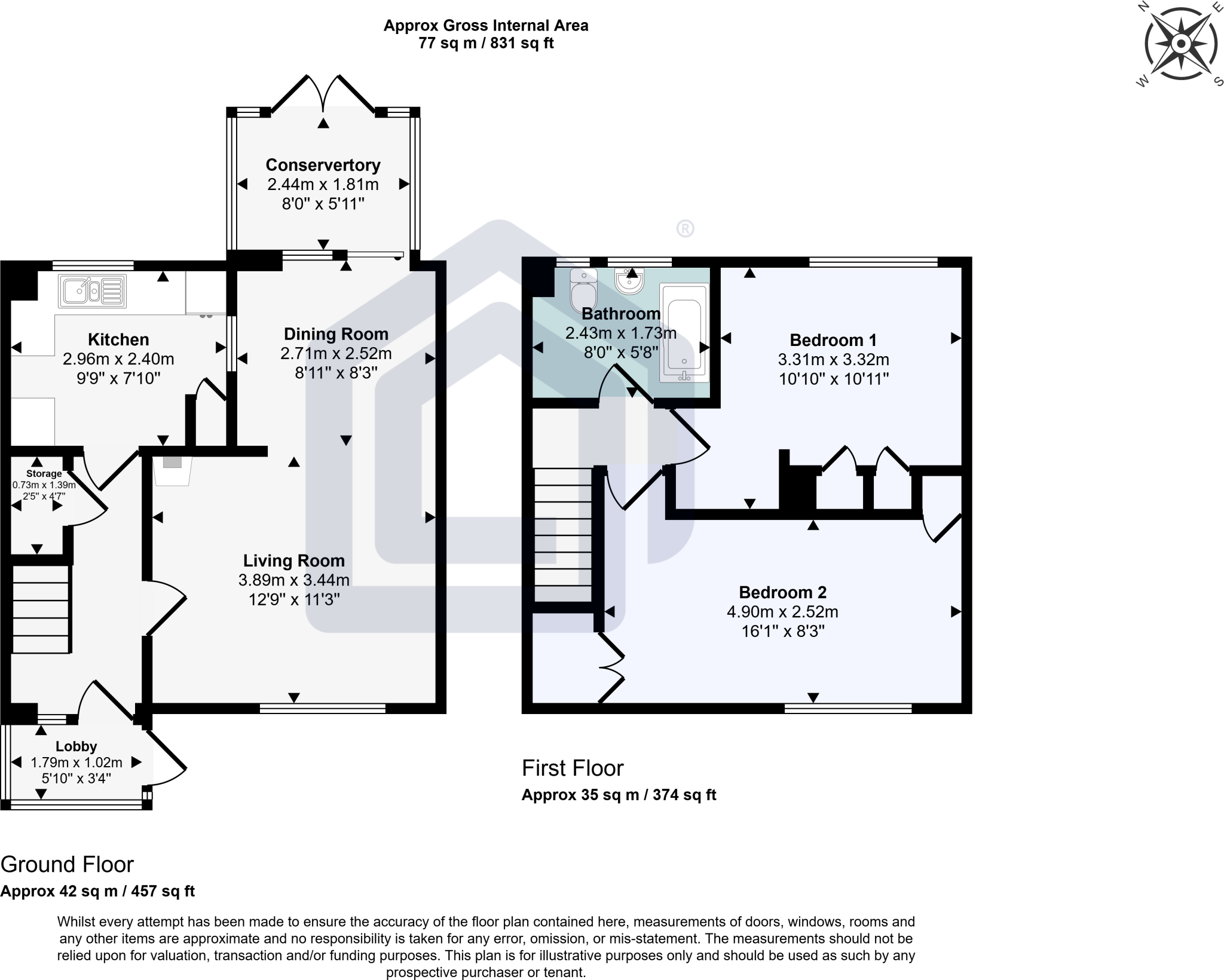 20 Scotton Gardens, Catterick Garrison, DL9 4HX floorplan