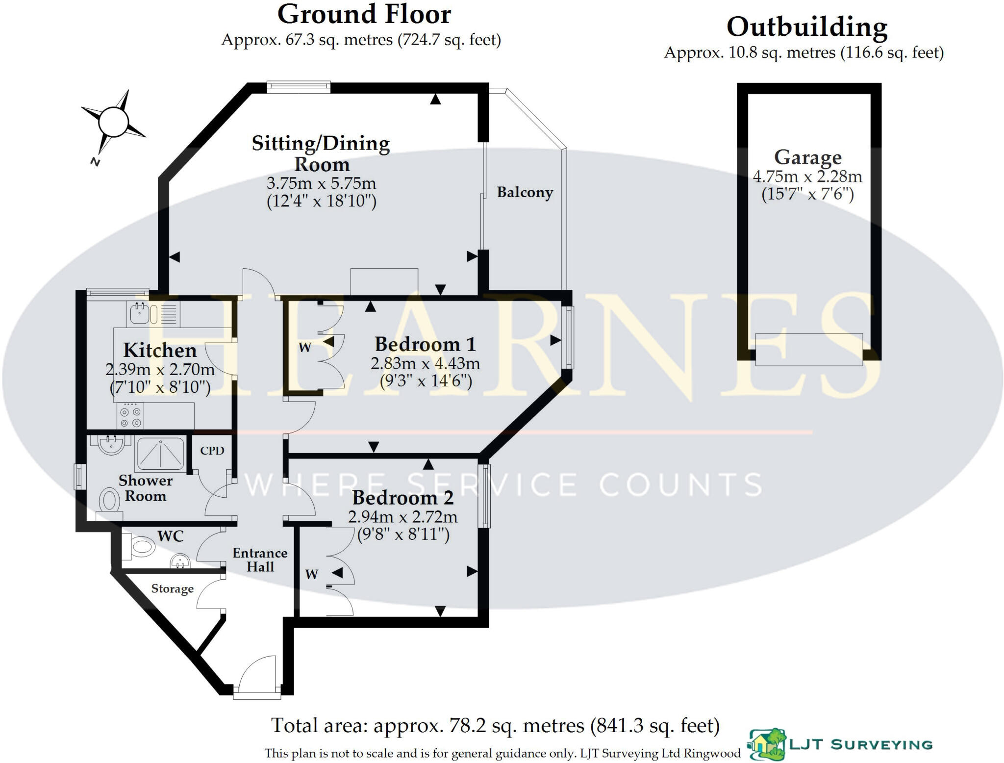 Allenview Road, Wimborne, Dorset, BH21 1UW floorplan