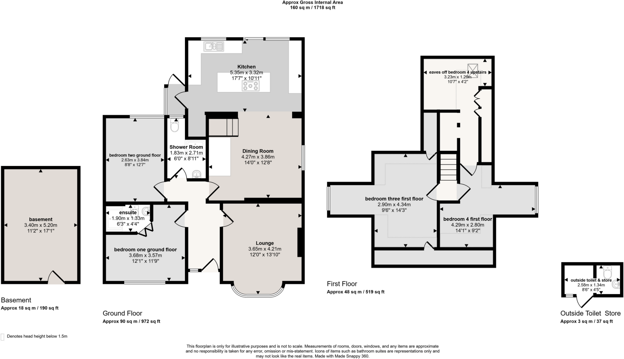 Pantbach Place, Cardiff floorplan