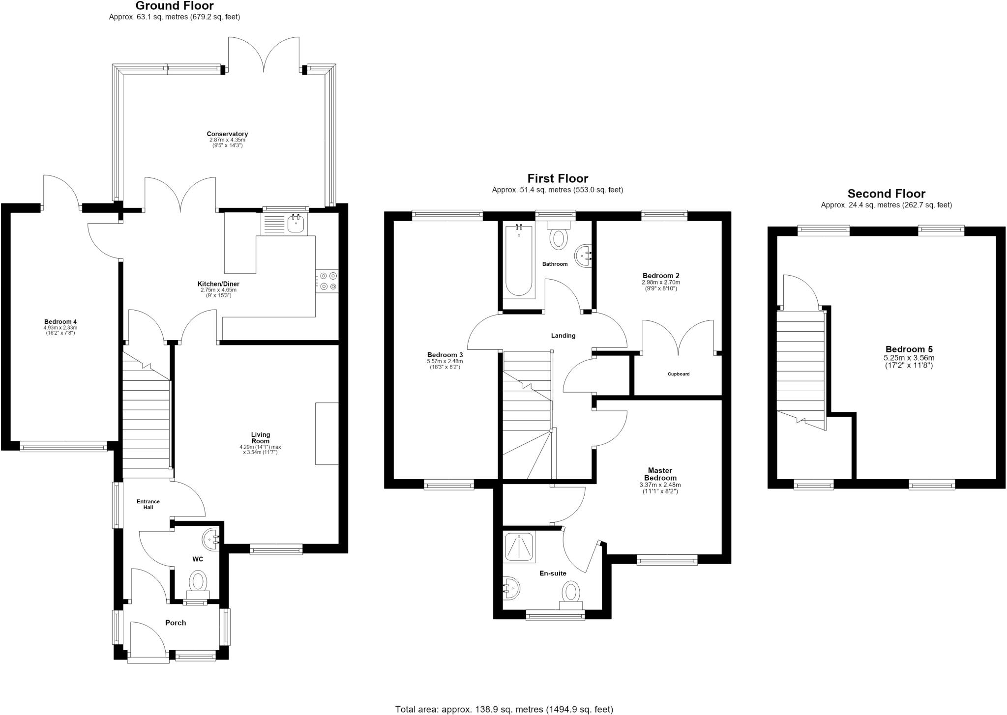 Camlet Grove, Stantonbury Fields, Milton Keynes floorplan