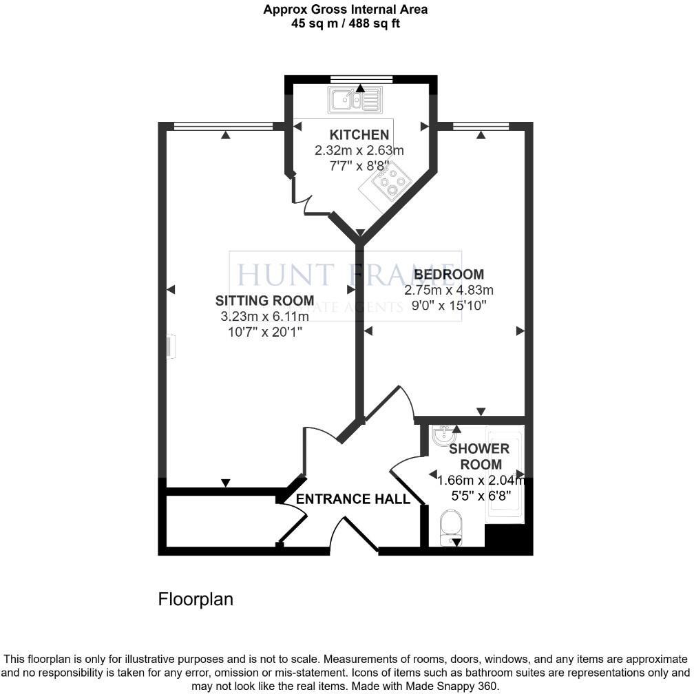 Granville Road, Eastbourne floorplan