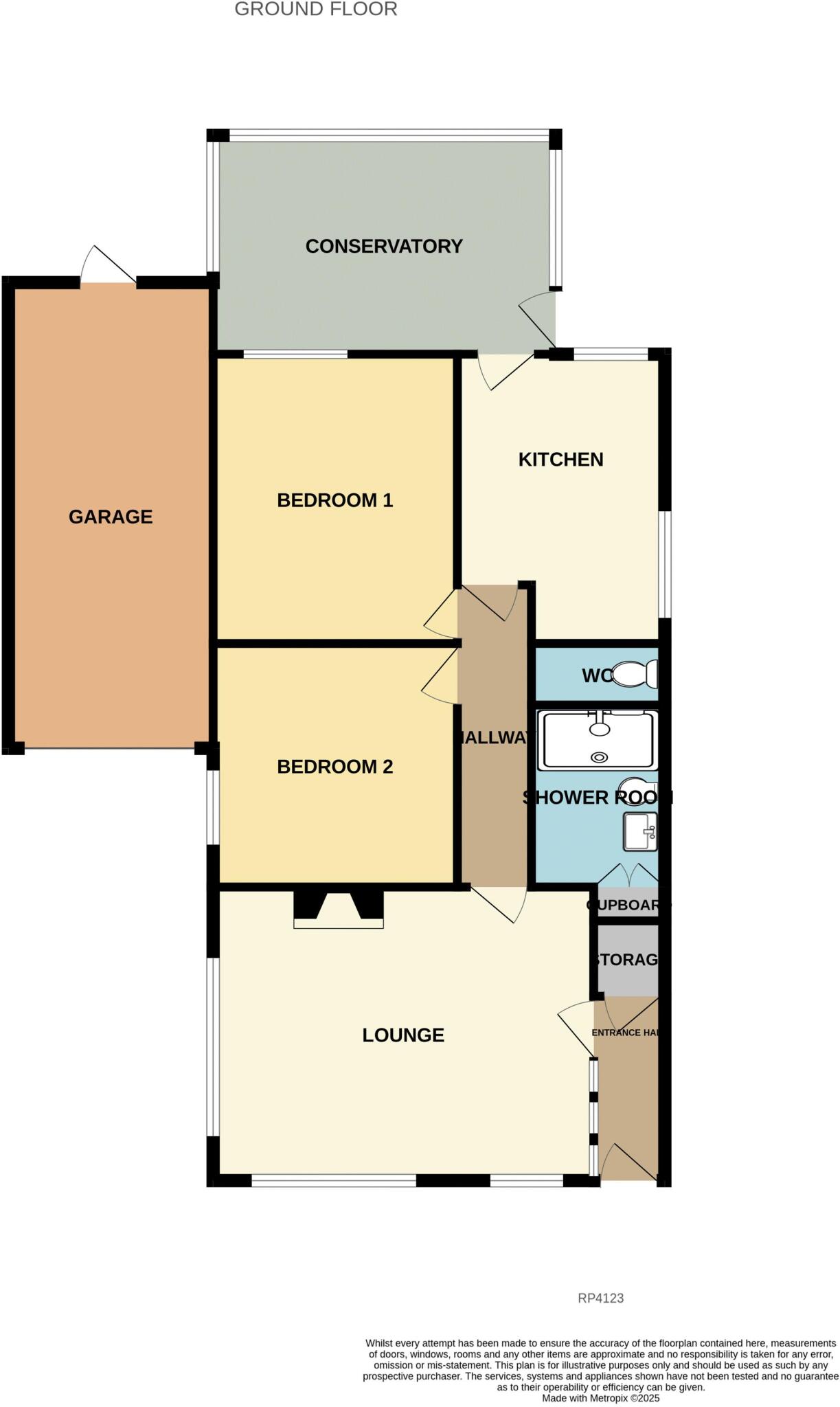 Canterbury Lane, Rhos on Sea floorplan