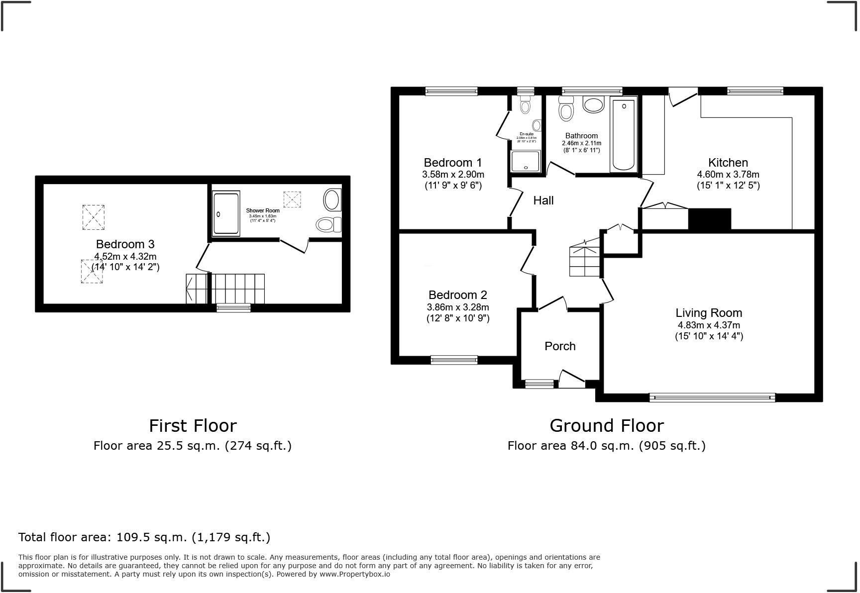 Leeson Road, Ventnor, Isle of Wight floorplan