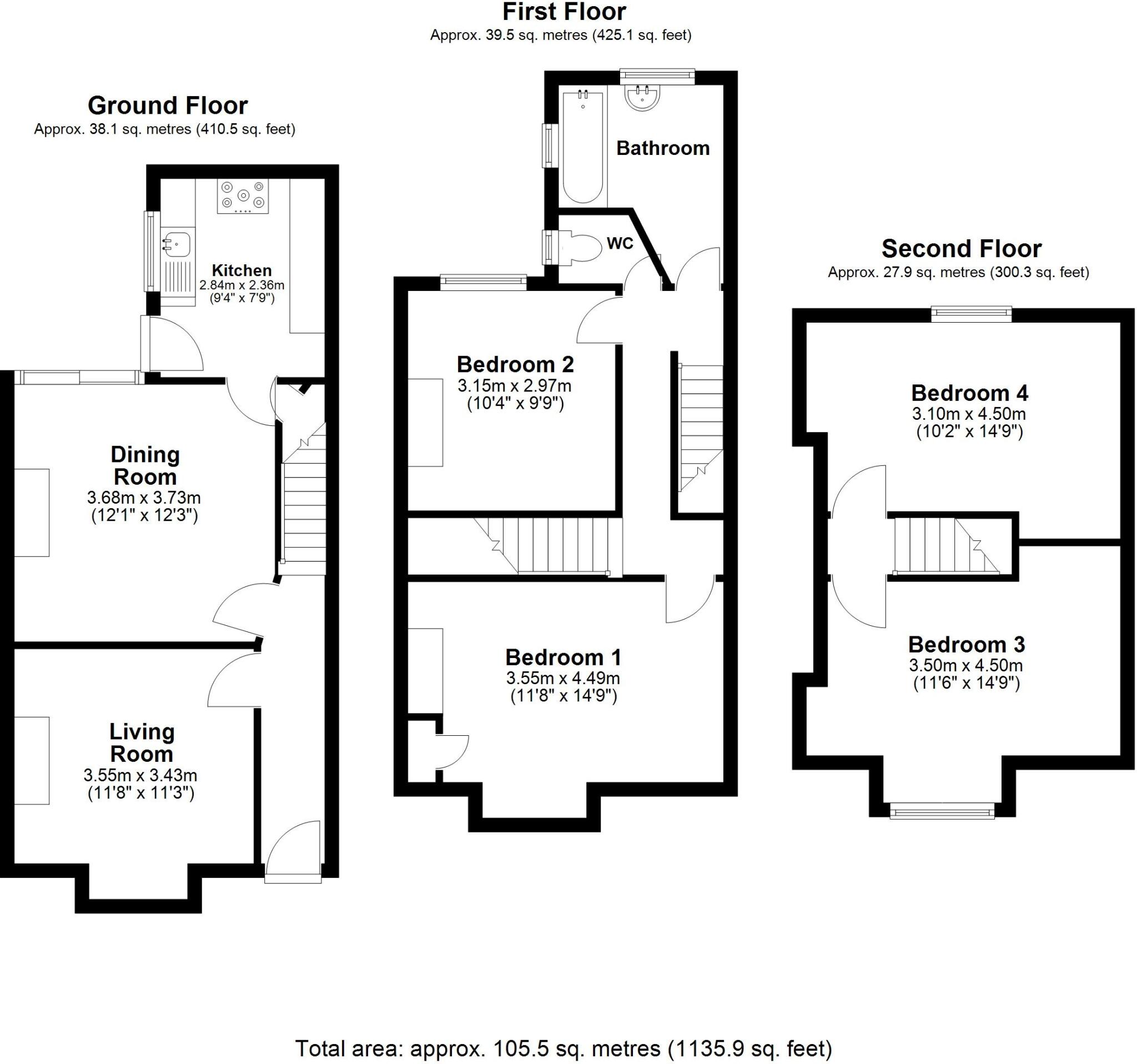 Ford Road Arundel BN18 floorplan