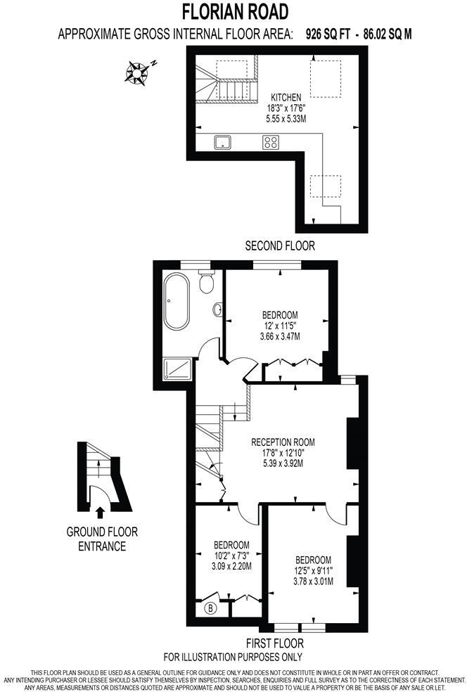 Florian Road, London, SW15 floorplan