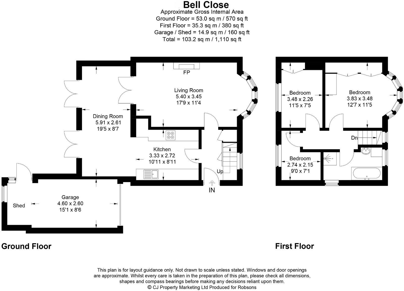 Bell Close, Pinner, HA5 floorplan