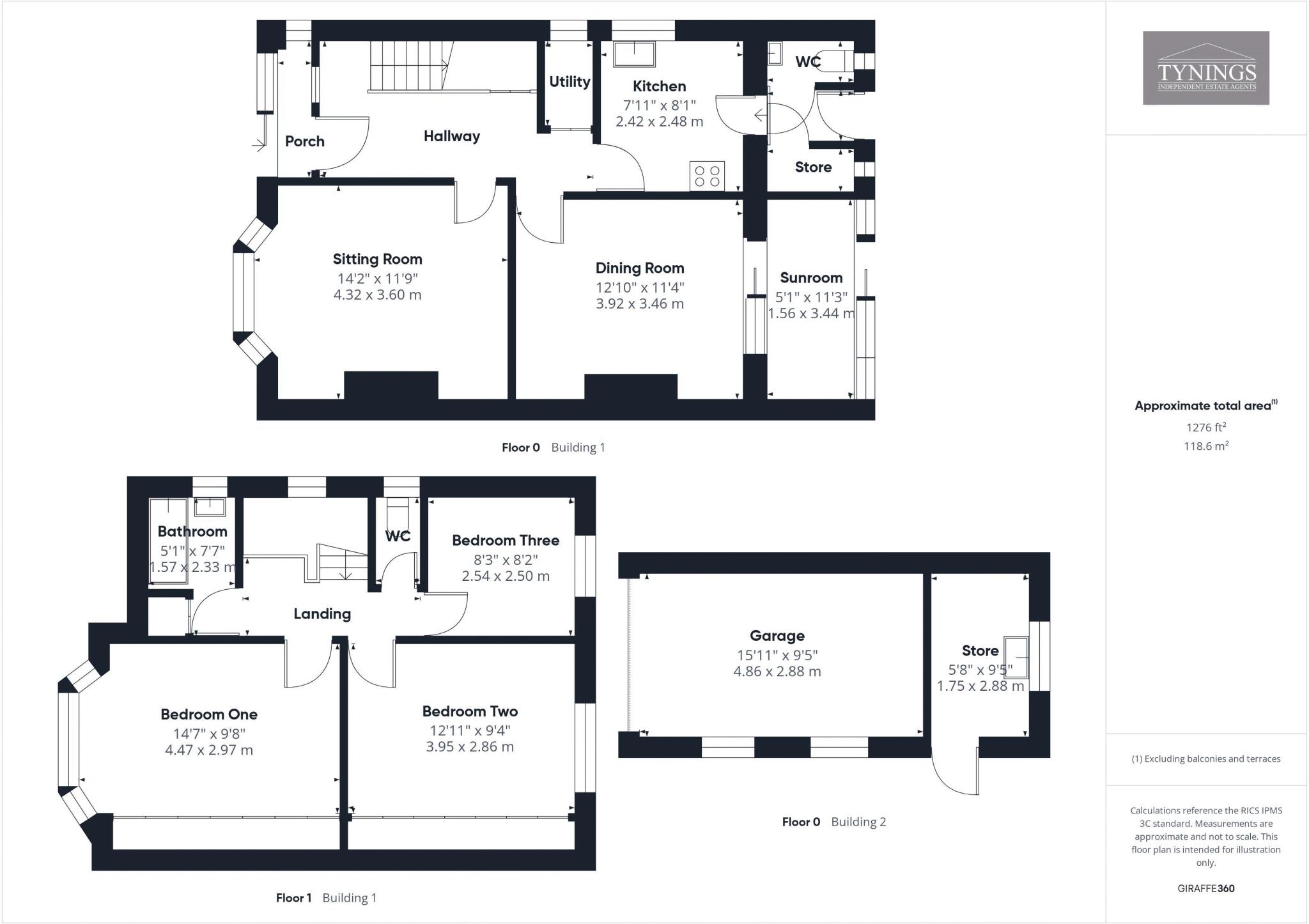 Hansford Square, Combe Down, Bath floorplan
