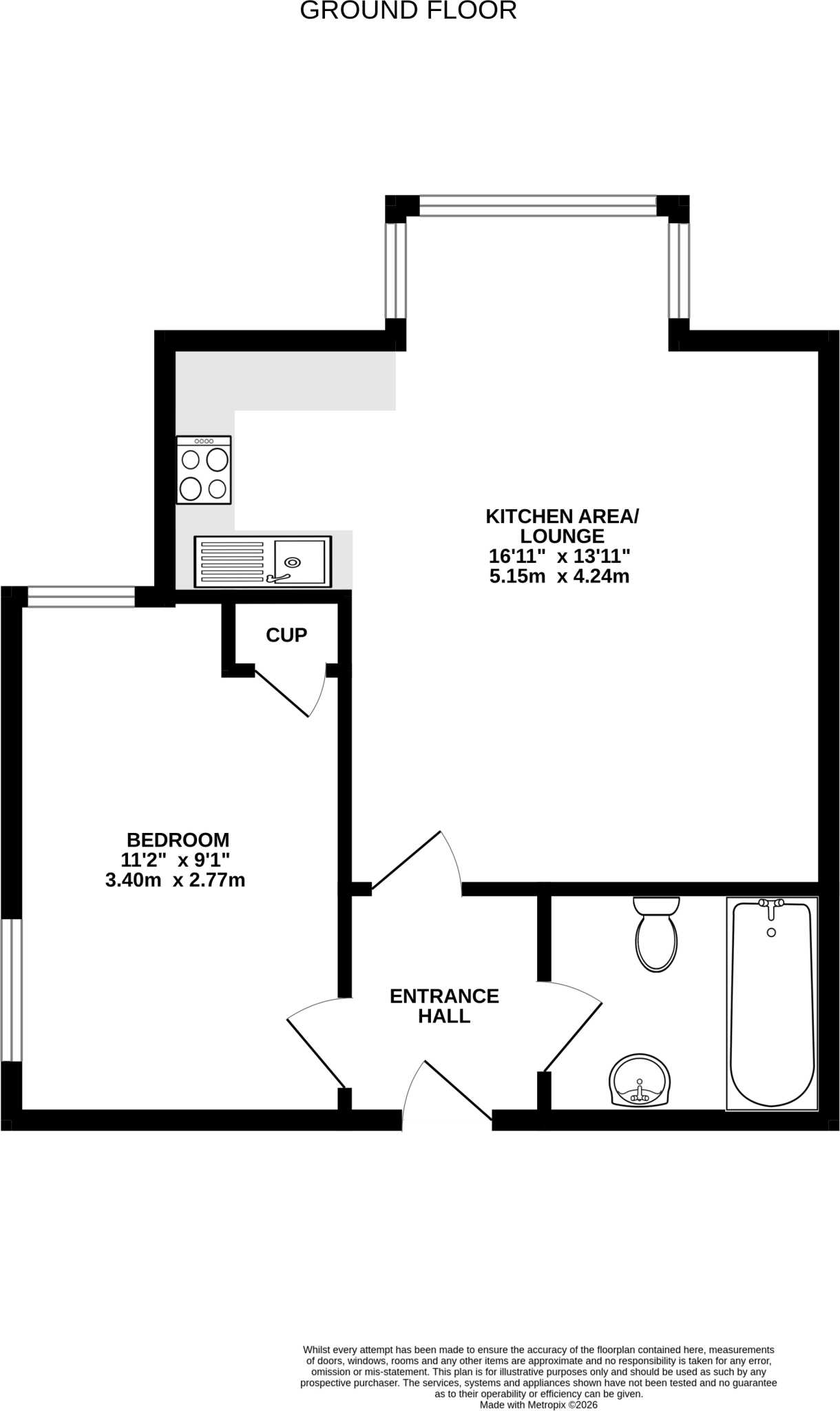 St. Andrews Road, Southsea, Hampshire, PO5 floorplan