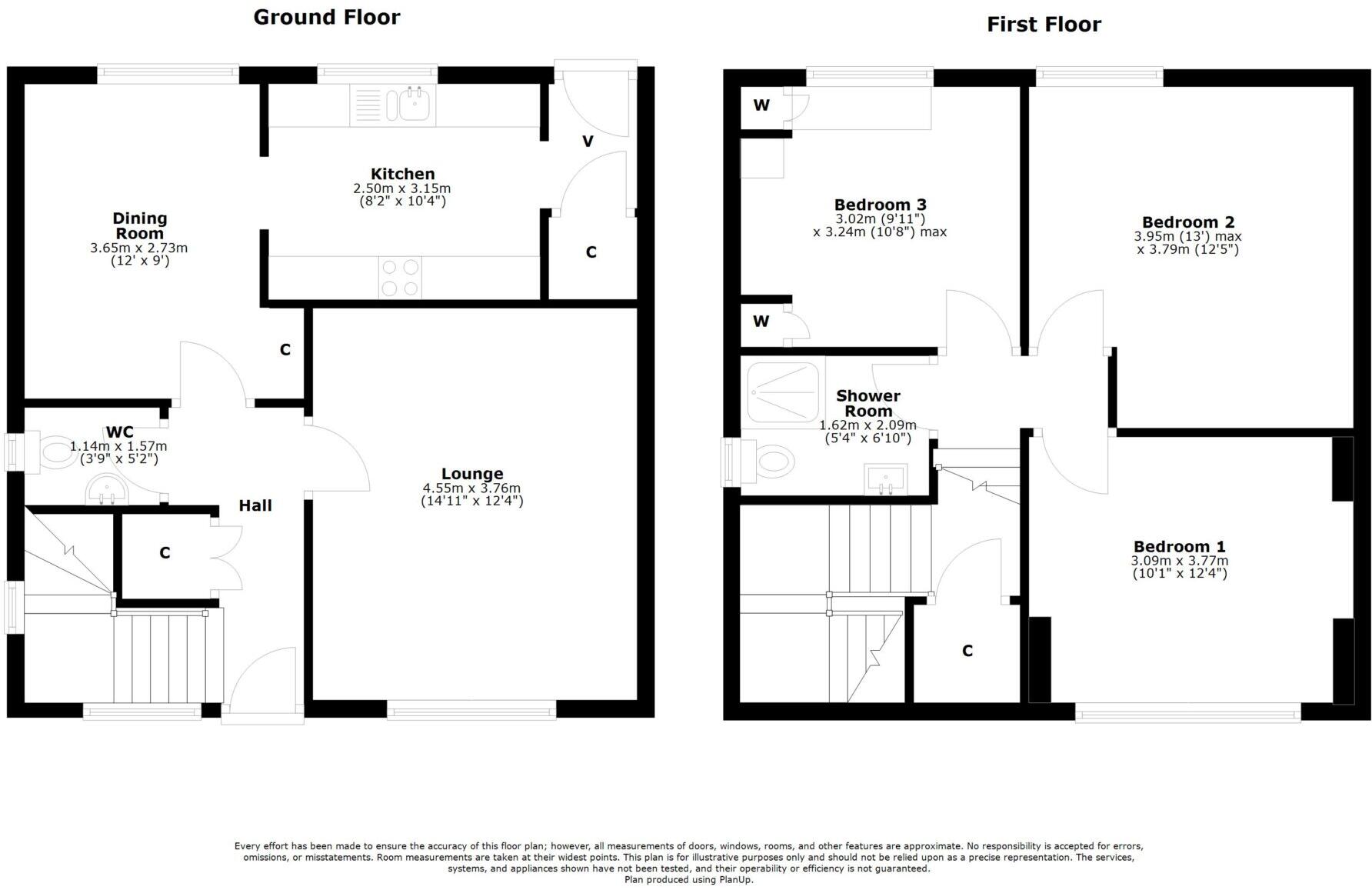 28 North Middleton Drive, Largs, KA30 9JW floorplan