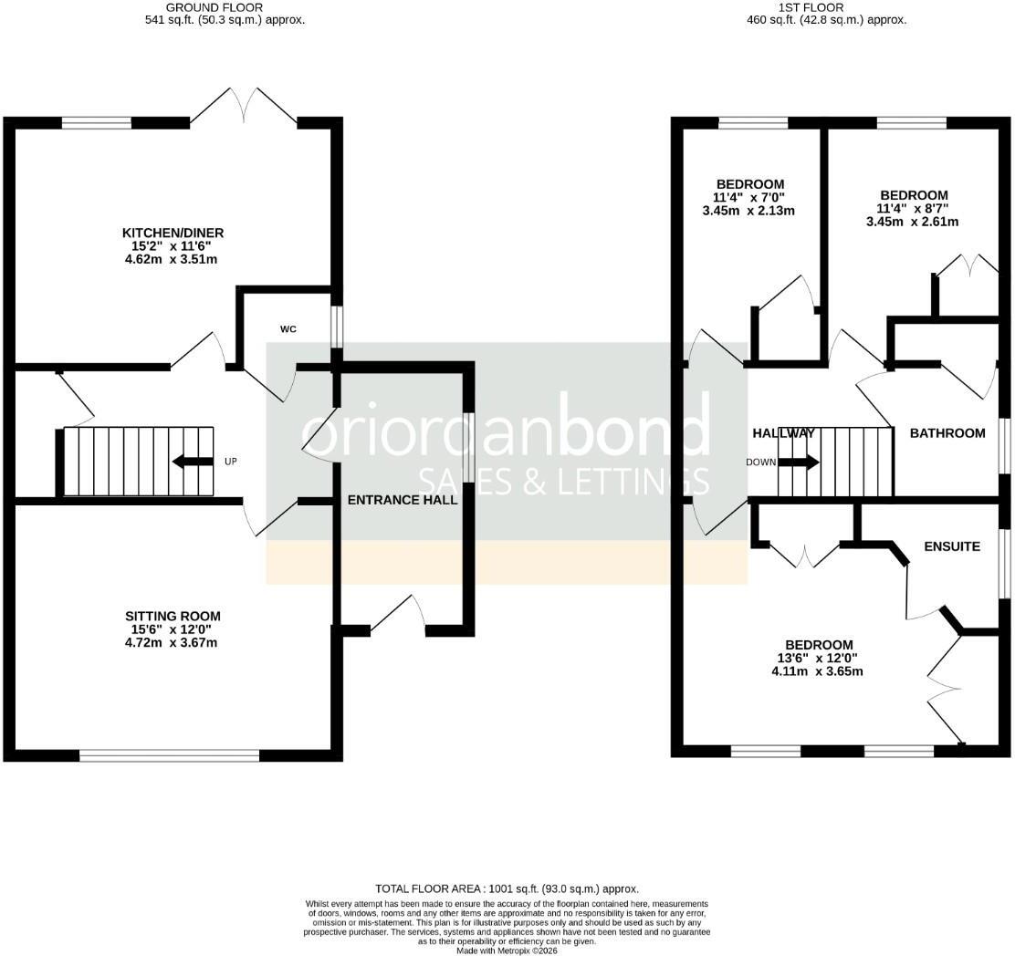 Aintree Road, Parklands, Northampton NN3 floorplan
