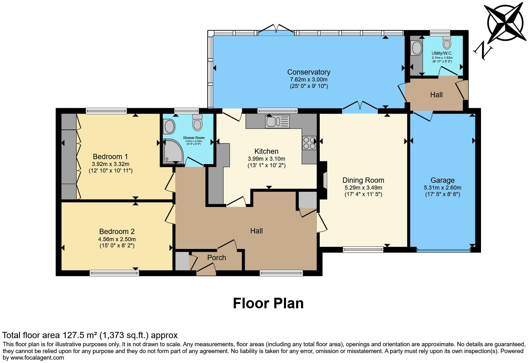 Woodside Avenue, Mansfield, NG18 floorplan