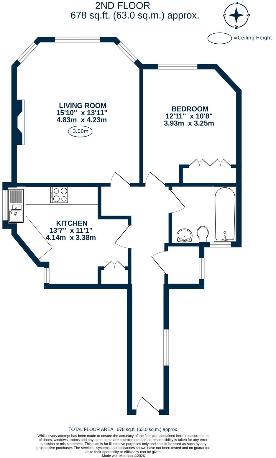 West End Lane, West Hampstead, NW6 floorplan
