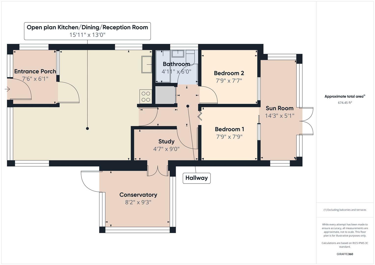 The Court, Anderby Creek, Skegness floorplan