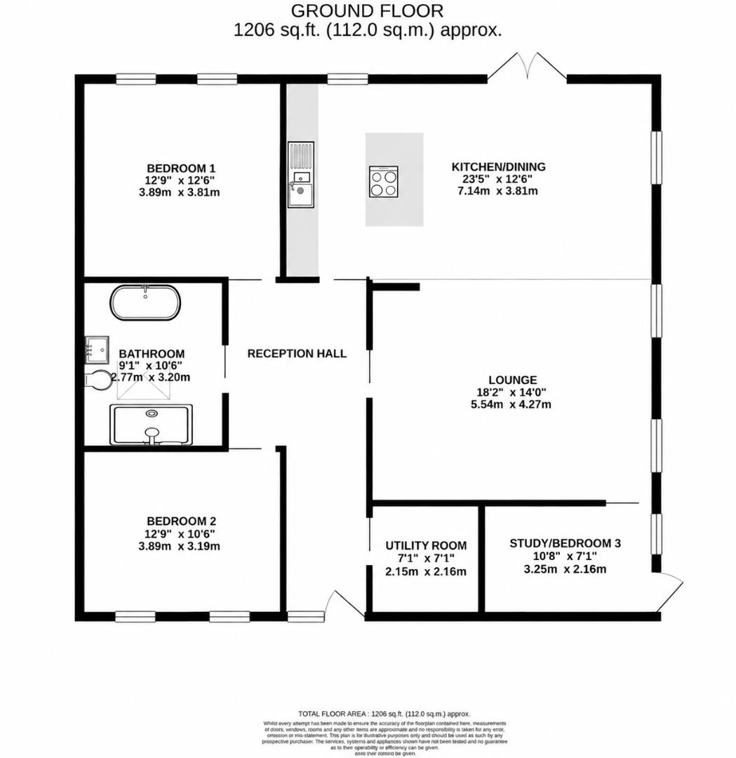 Queens Close, Beck Row floorplan