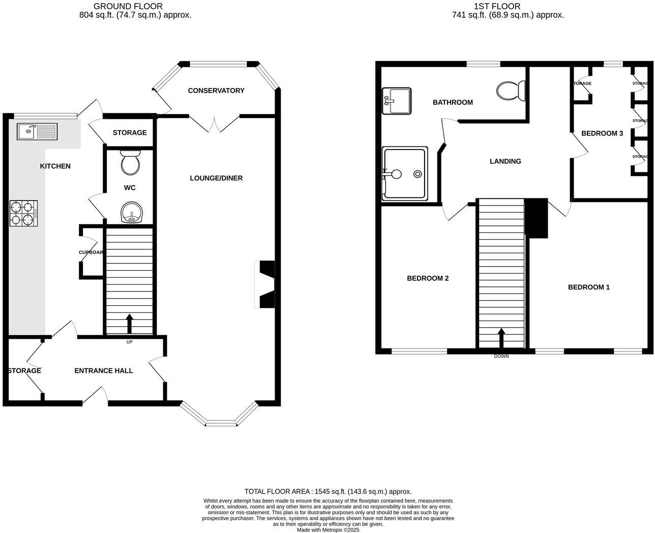 Byfletts, Basildon floorplan