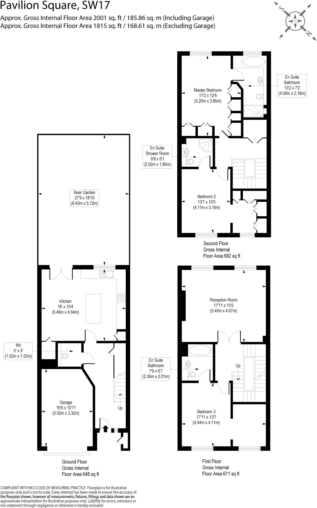 Pavilion Square, London, SW17 floorplan