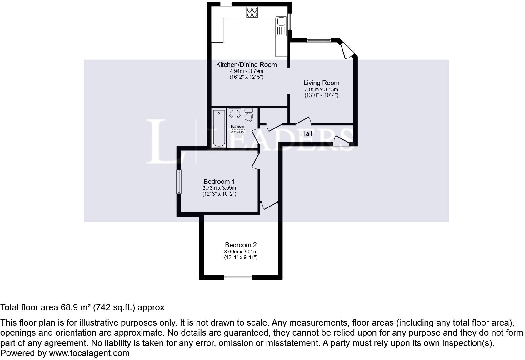 Arcade Street, Ipswich, Suffolk floorplan