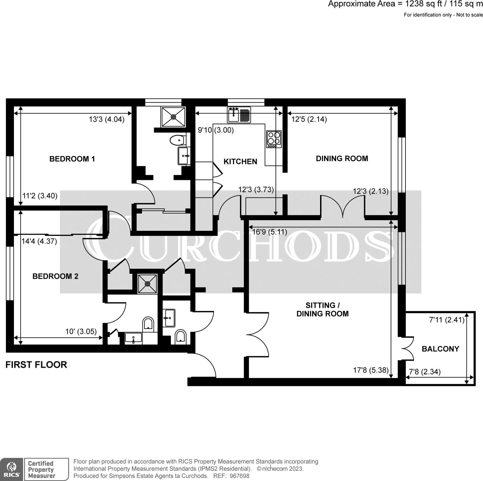 Hook Heath Road, Hook Heath, GU22 floorplan