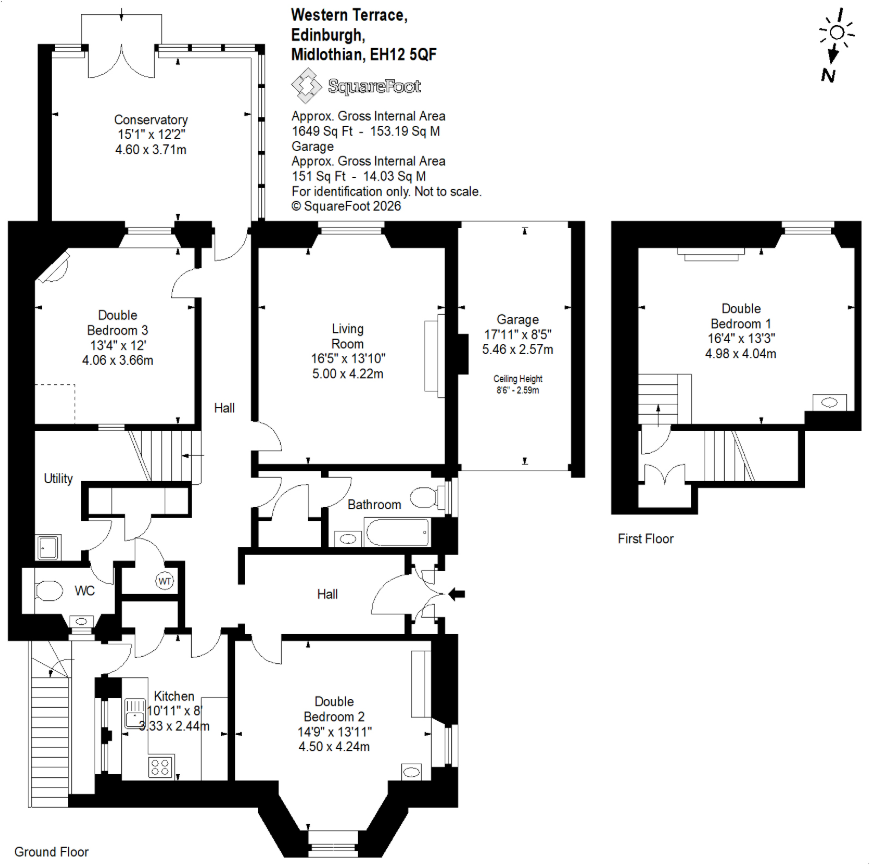 6A, Western Terrace, Edinburgh floorplan