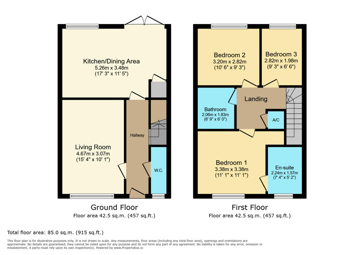 Pinewood Avenue, Warwick, CV34 floorplan