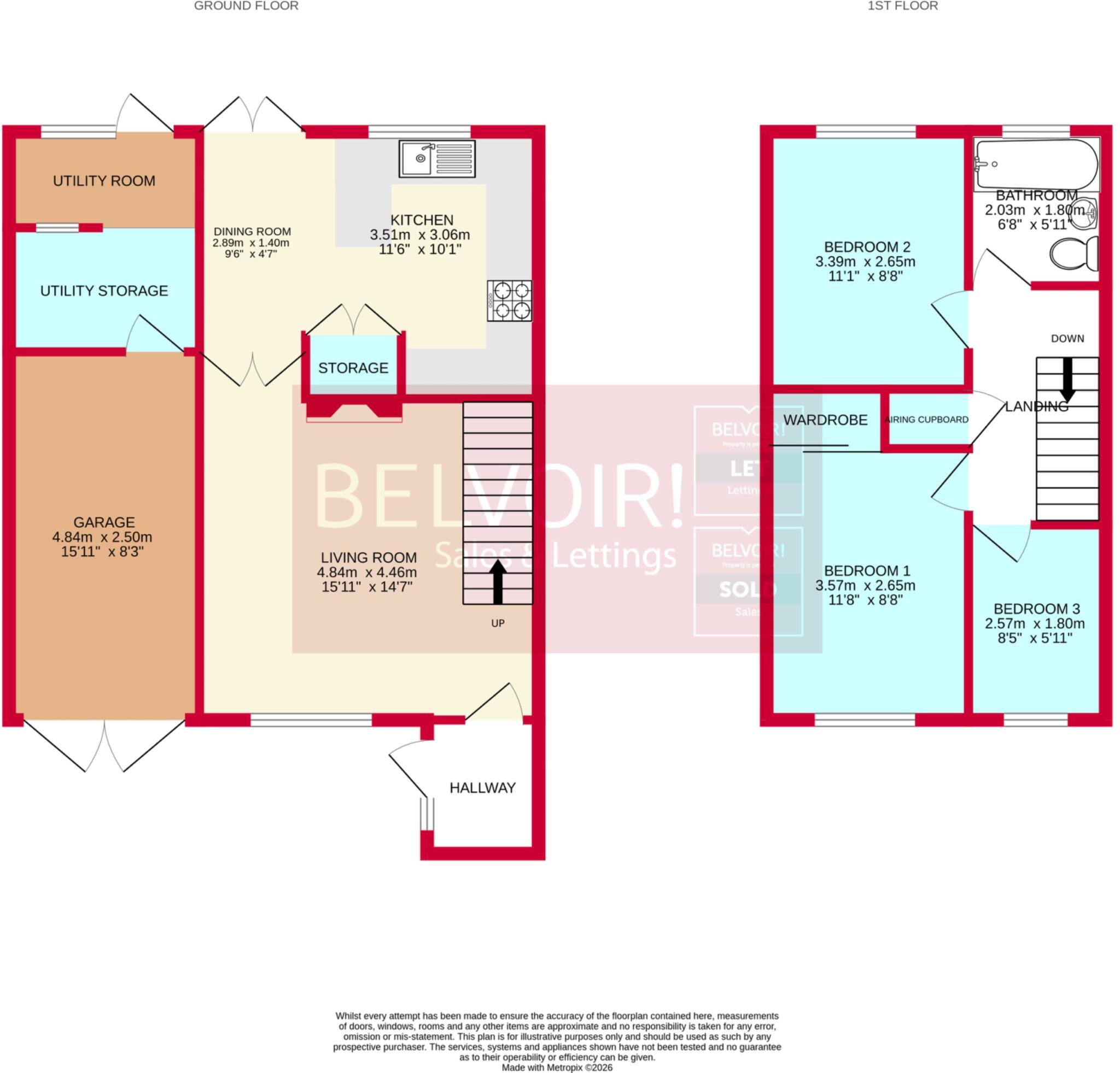 Sharon Way, Hednesford, Cannock, WS12 floorplan