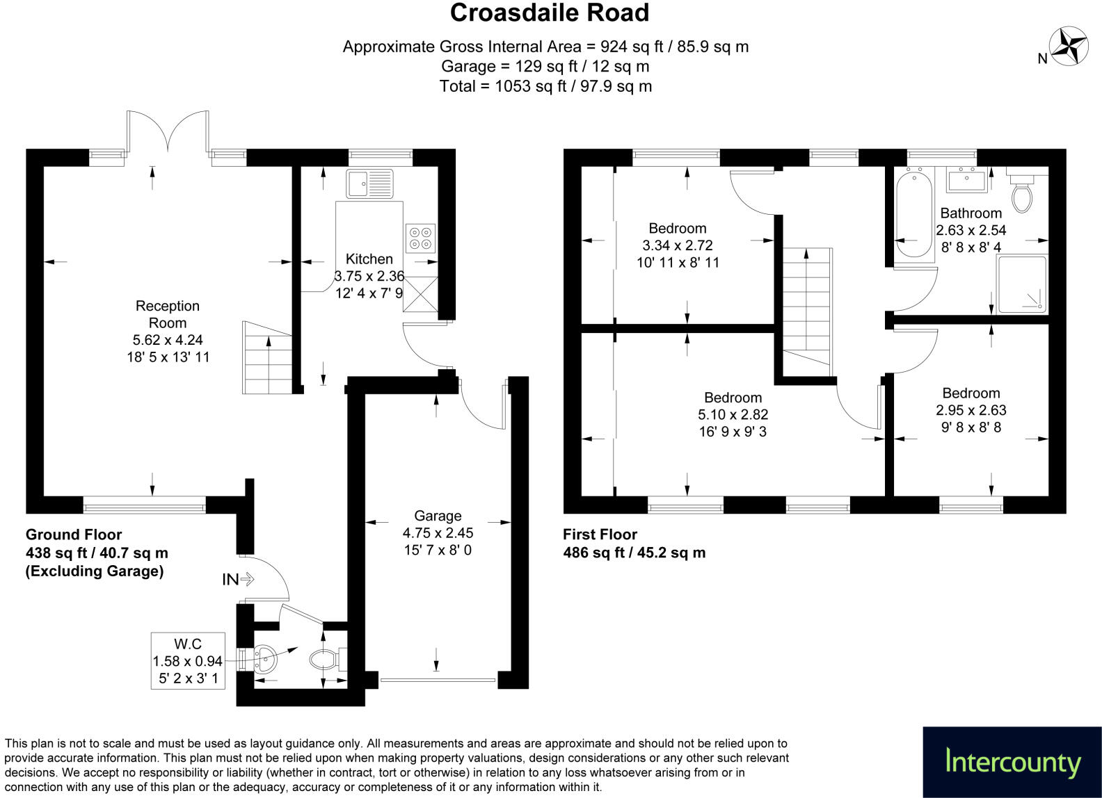 Croasdaile Road, Stansted, Essex, CM24 floorplan
