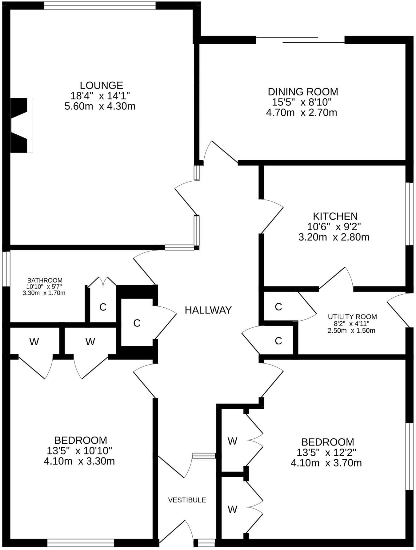 Leafieald, Ferntower Road, Crieff, Perthshire, PH7 floorplan