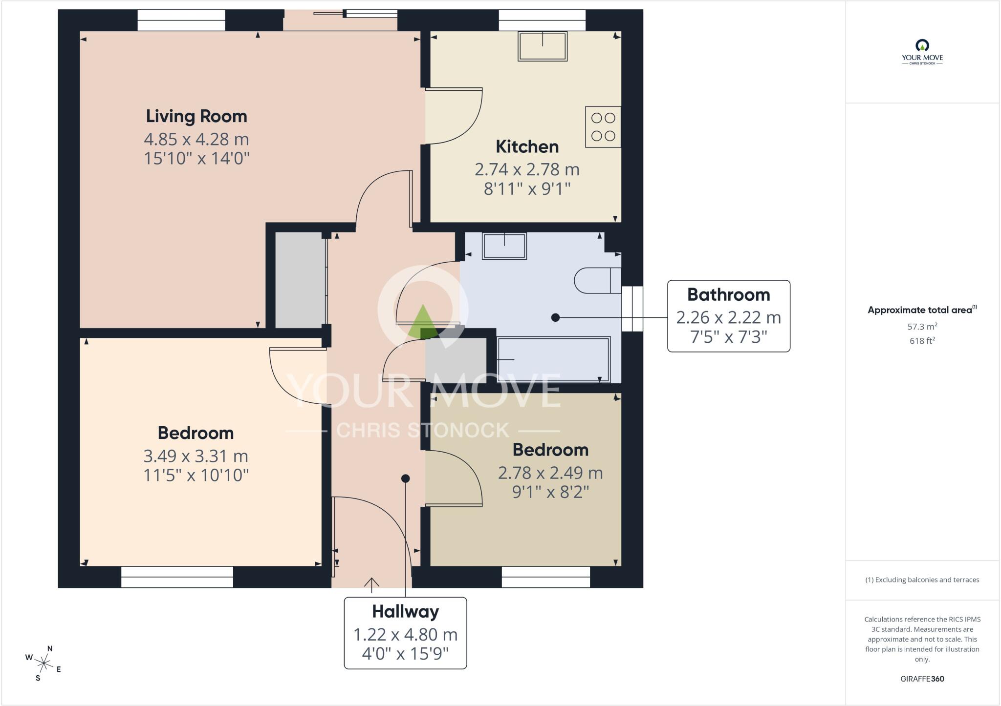 Avon Crescent, Houghton Le Spring, Tyne and Wear, DH4 floorplan
