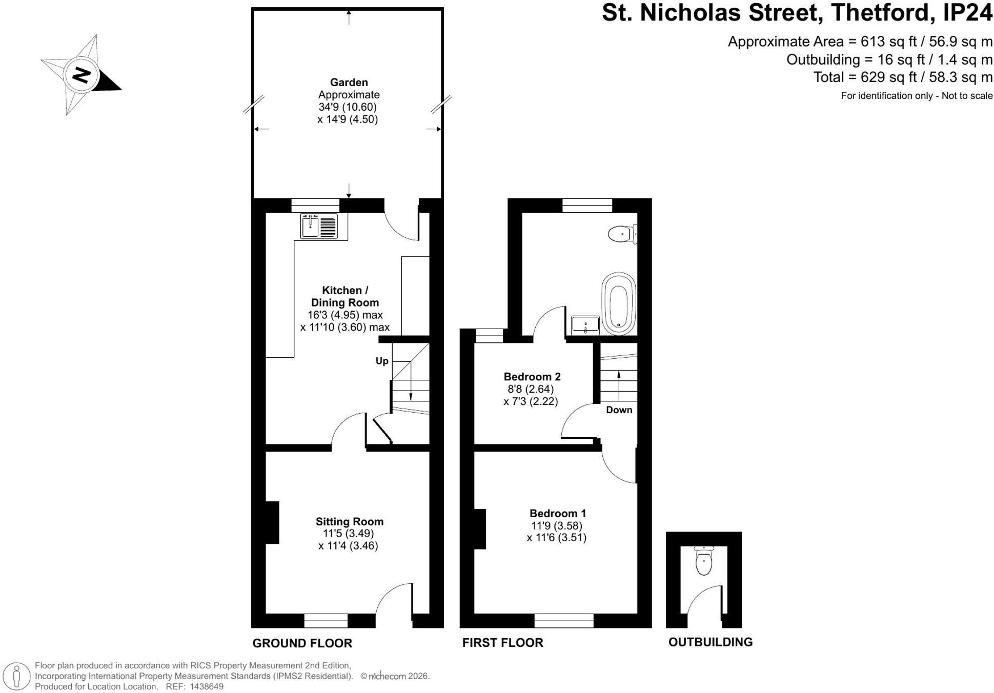 St. Nicholas Street, Thetford, IP24 floorplan