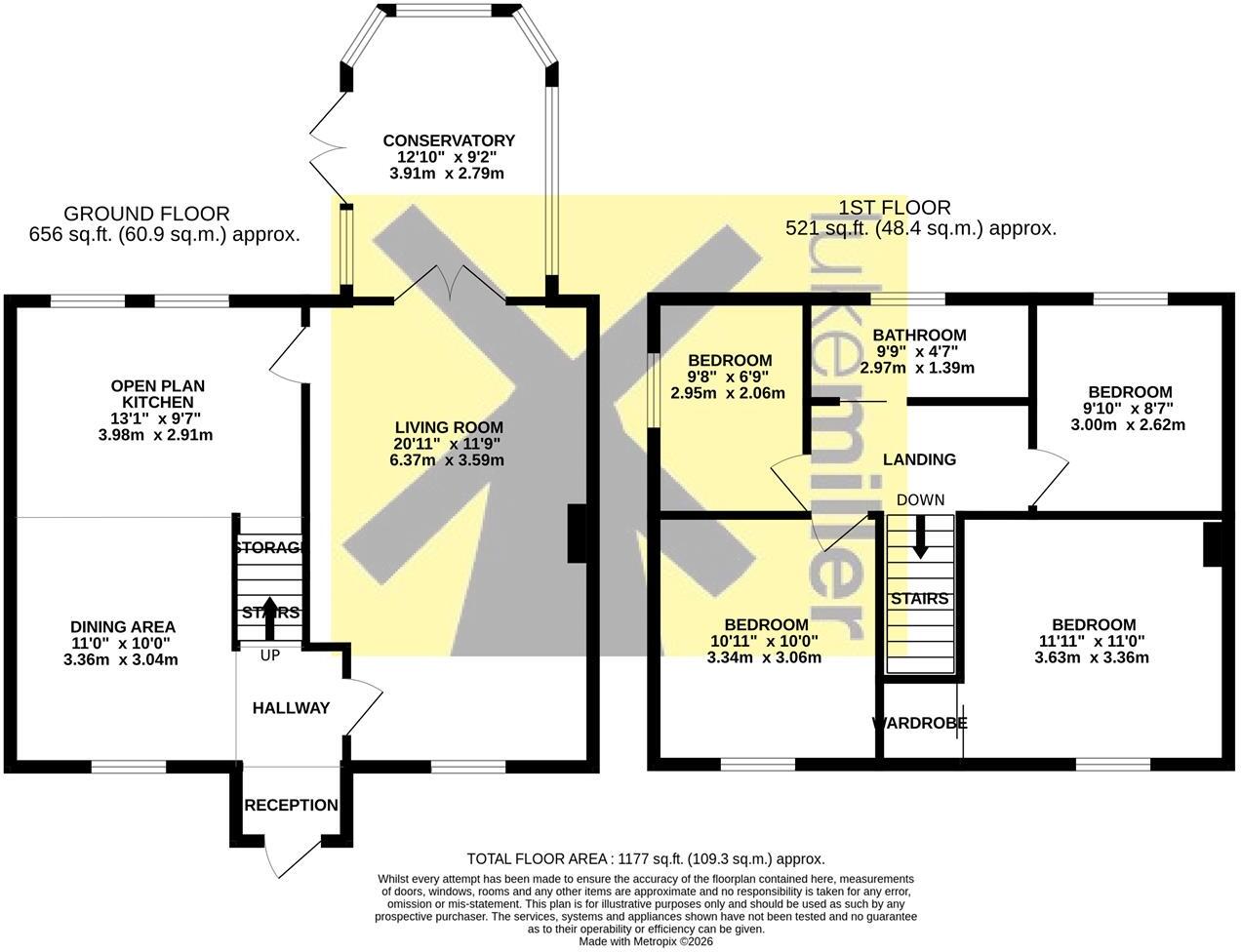 Green Lane East, Sowerby floorplan