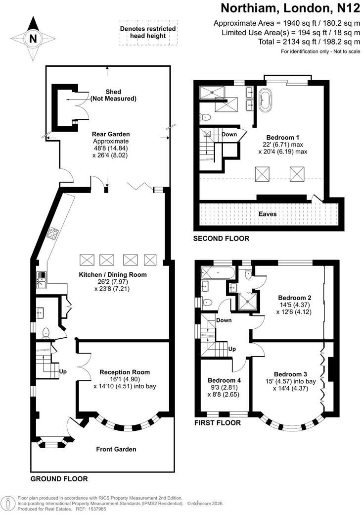 Northiam, Woodside Park floorplan