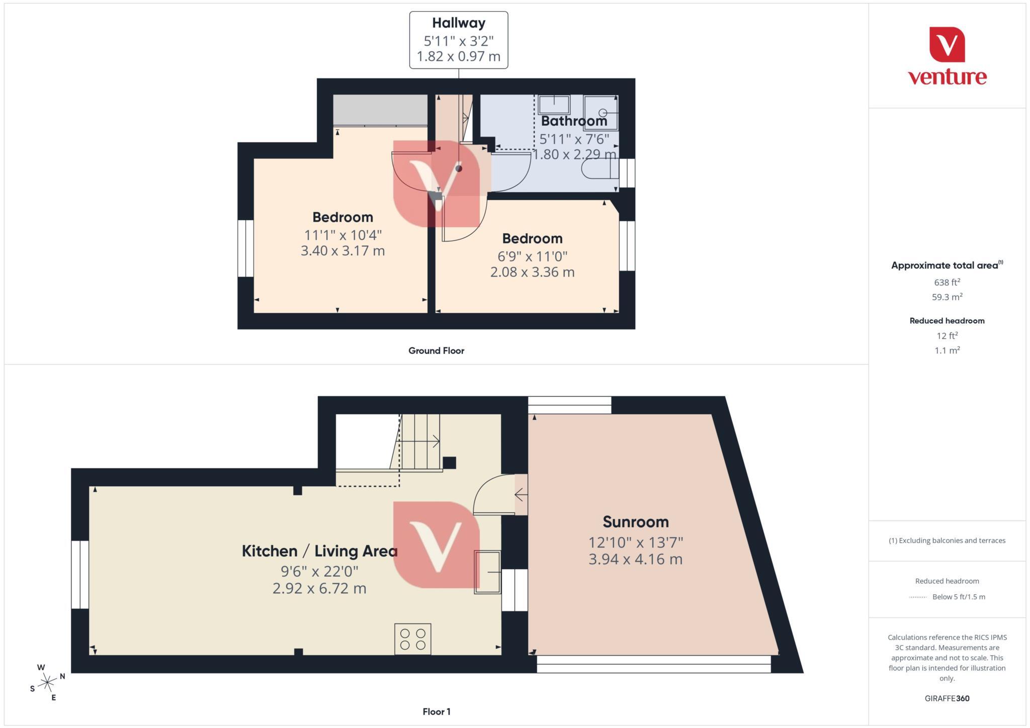 Guildford Street, Luton floorplan