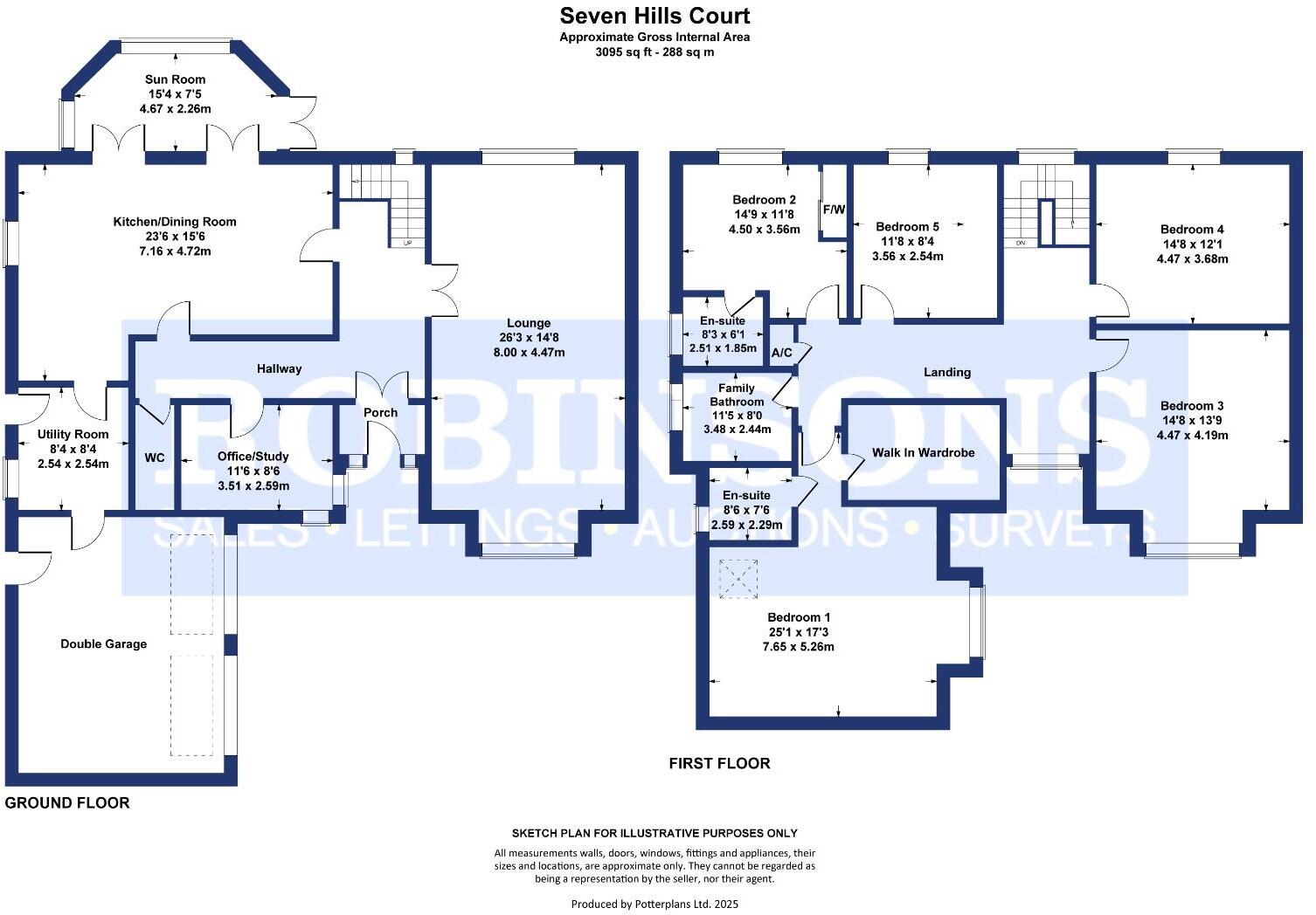 Seven Hills Court Spennymoor floorplan