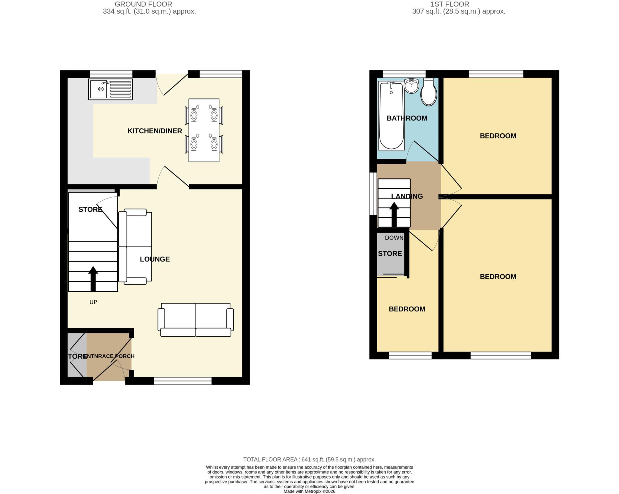 Cottage Close, Bromborough floorplan