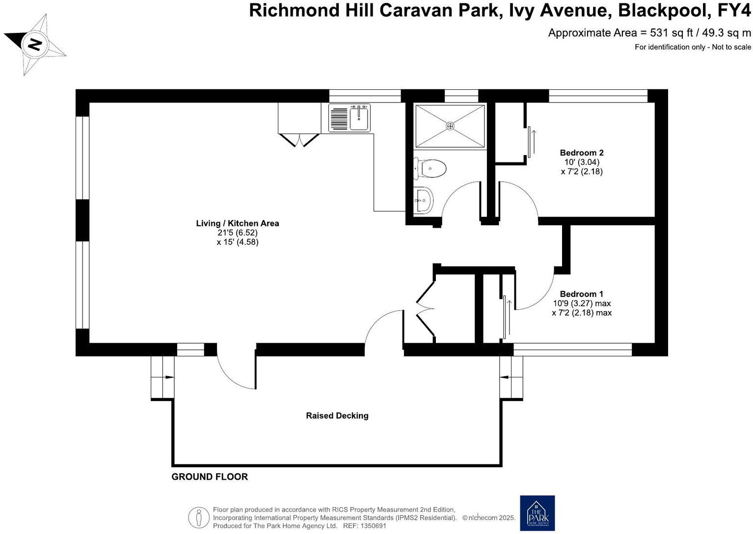 Richmond Hill Park, Ivy Avenue, Blackpool, FY4 3RU floorplan