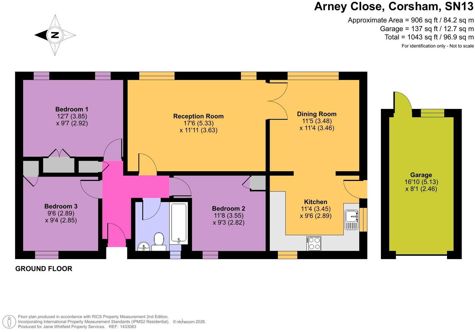 Arney Close, Corsham floorplan