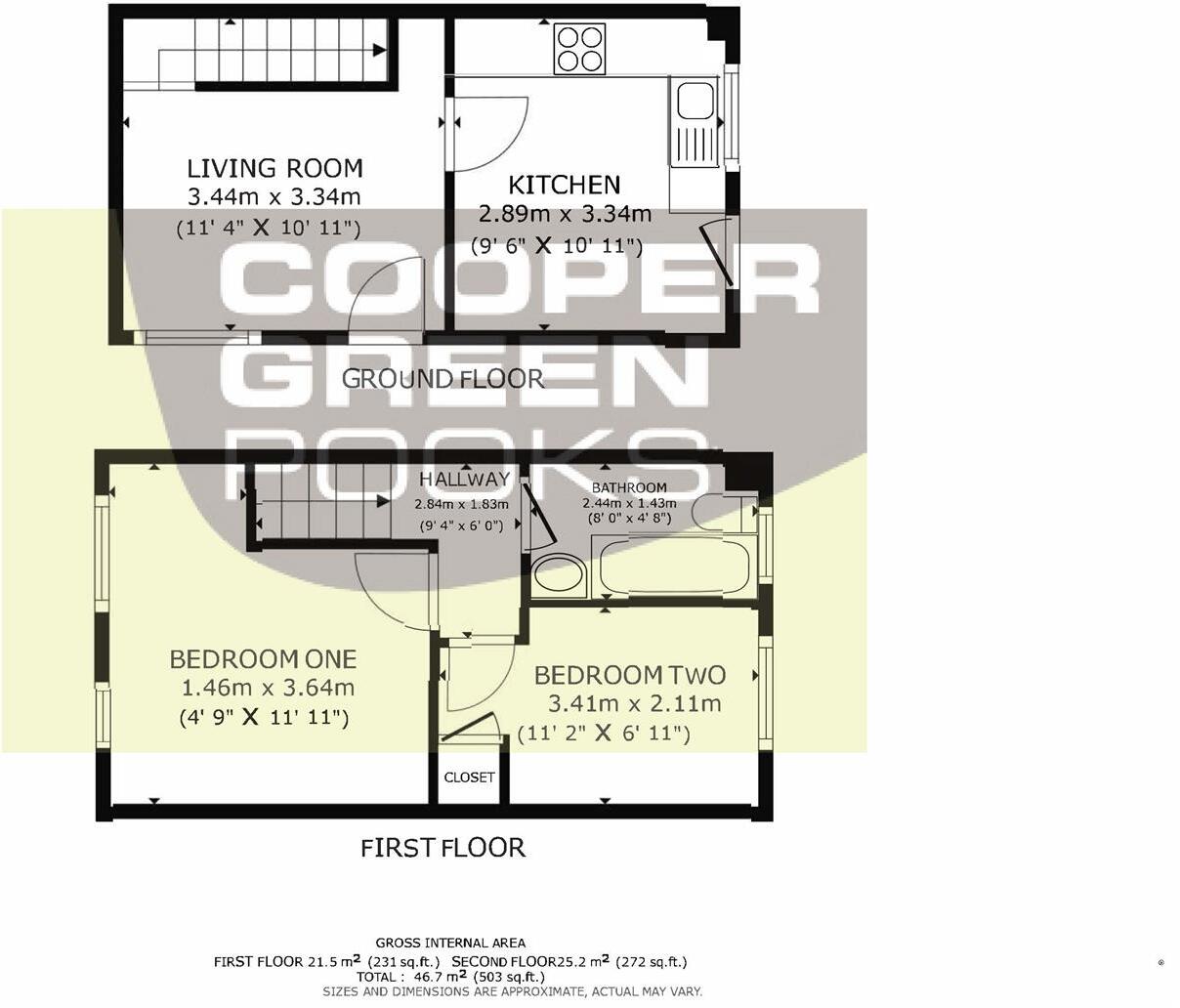 Bishops Close, West Felton, Oswestry floorplan