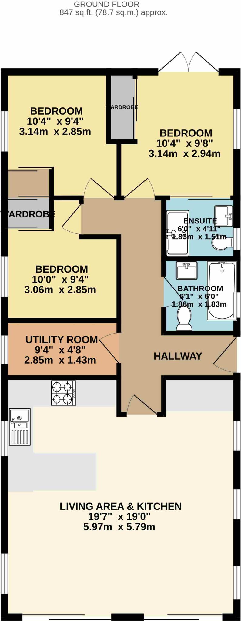Woodlands Park, Ashford, TN27 floorplan